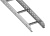 Лоток лестничный 300х80 L3000 сталь 1.2мм LT оцинк. ASD-electric LT.3008.3012