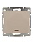 Выключатель 1-кл. СП Rain IP20 с подсветкой механизм крем. LEZARD 703-0388-111