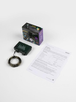 Гирлянда "Роса" DC-G06-120M 120 RGB microLED 12.1м. 8реж. 3хAA ФАZА 5059610