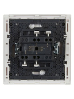Выключатель перекрестный 1-кл. СП FORTE&PIANO 10А FP212 бел. IEK FP-V13-0-10-1-K01