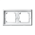 Рамка 2-м ArtGallery IP44 бел. SE GAL440102