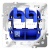 Розетка компьютерная 2-м СП S70 RJ45 + RJ45 кат.6 механизм бел. матов. Voltum VLS060202