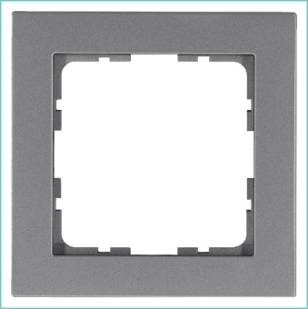 Рамка 1-м G-Classic алюм. Jasmart G1001S