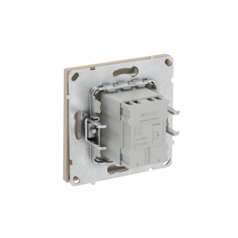 Выключатель 1-кл. KANT с подсветкой ванильн. марципан DKC 7015133