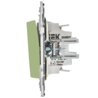 Выключатель 3-кл. SKANDY 10А SK-V11G мятный IEK SK-V30-0-10-K06