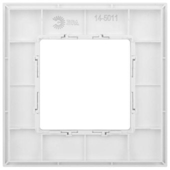 Рамка 1-м Elegance 14-5001-01М для розеток и выключателей матов. бел. Эра Б0065794