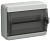 Корпус КМПн-12 TEKFOR IP65 черн. прозр. дверь пластик. IEK TF5-KP72-N-12-65-K03-K02