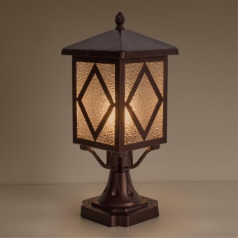 Светильник Heim 1х40Вт E27 IP44 ландшафтный Voltega VGL7210FL-01BR