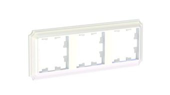 Рамка 3-м AtlasDesign Antique универс. жемчуж. SE ATN100403