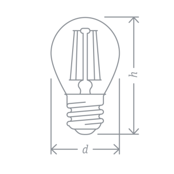 Лампа светодиодная 71 310 NLL-F-G45-4-230-2.7K-E27 4Вт шар 2700К тепл. бел. E27 350лм 220-240В Navigator 71310