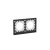 Рамка 2-м KANT IP44 черн. уголь DKC7012944