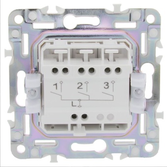 Выключатель 3-кл. SKANDY 10А SK-V11B беж. IEK SK-V30-0-10-K10
