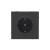 Розетка силовая KANT 2P+E без шторки черн. уголь DKC 7012033