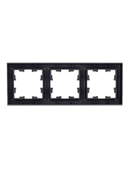 Рамка 3-м BRITE РУ-3-БрС сталь IEK BR-M32-K46
