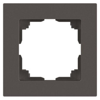 Рамка 1-м СП Accent 6-501-09 титан Intro Б0063769