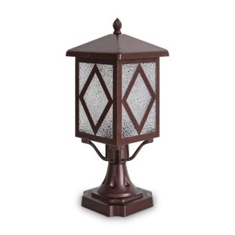 Светильник Heim 1х40Вт E27 IP44 ландшафтный Voltega VGL7210FL-01BR