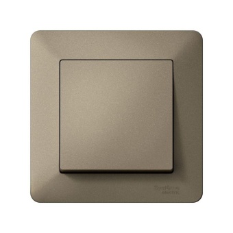 Рамка 1-м AtlasDesign Air шампань/дым. черн. SE ATN220501