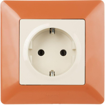 Рамка 1-м Valena Life универсальная терракота Leg 754071