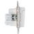 Розетка 1-м SKANDY 16А IP44 с заземл. защ. шторки с крышкой SK-R11W арктич. бел. IEK SK-R16-16-44-K01