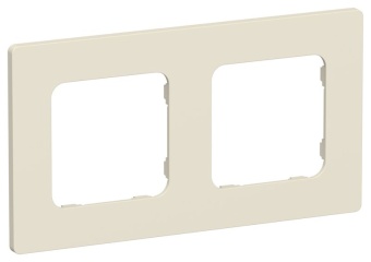 Рамка 2-м СП FLITE РУ-2-К-ФлСл сливочный IEK FI-M22-32-20-K86