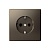 Розетка ArtGallery 16А с заземл. быстрозажим. клем. механизм мокко SE GAL000643S