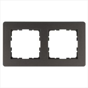 Рамка 2-м G-Flex мокко Jasmart G1102Z