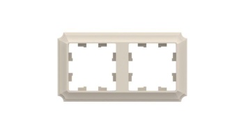 Рамка 2-м AtlasDesign Antique универс. беж. SE ATN100202