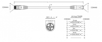 Патч-корд PC-LPM-STP-RJ45-RJ45-C5e-0.5M-LSZH-GY F/UTP экран. кат.5e LSZH 0.5м сер. Hyperline 42307