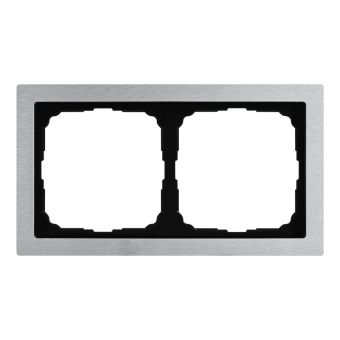 Рамка 2-м ArtGallery Pure метал. алюм. SE GAL312102