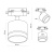Светильник трековый ARTLINE поворотный 85х85х80мм GX53 230В алюм./пластик. 4кв.м Ritter 59866 8
