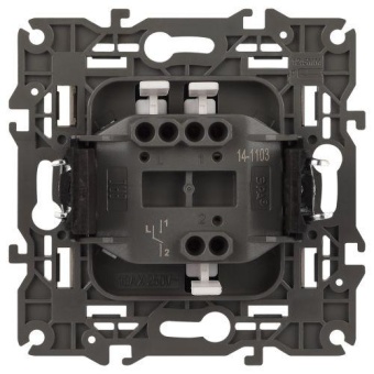 Переключатель Elegance 14-1103-16 250В 10АХ титан Эра Б0065792