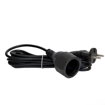 Удлинитель-шнур 1х5м без заземл. 10А IP20 ПВС 2х1 черн. DOMTOK 2340