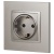Розетка Elegance 14-2101-16 16А 250В 2P+E Schuko титан Эра Б0065802 Розетка Elegance 14-2101-16 16А 250В 2P+E Schuko титан Эра Б0065802