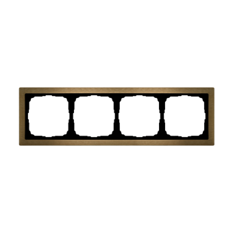 Рамка 4-м ArtGallery Pure метал. латунь SE GAL312204