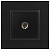 Розетка телевизионная одиночная TV 1мод. Elegance 14-3101-05 IP20 антрацит Эра Б0034294