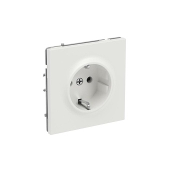 Розетка силовая KANT 2P+E защ. шторки бел. песок DKC 7010003