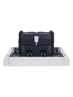 Выключатель 2-кл. СП FORTE&PIANO 10А FP205 бел. IEK FP-V20-0-10-1-K01