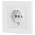 Розетка 1-м СП Accent 6-202-01М 16А IP20 250В 2P+E Schuko бел. матов. Intro Б0063681