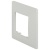 Рамка 1-м Elegance 14-5001-01М для розеток и выключателей матов. бел. Эра Б0065794