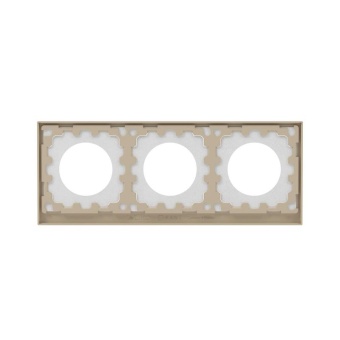 Рамка 3-м KANT IP44 ванильн. марципан DKC 7015946