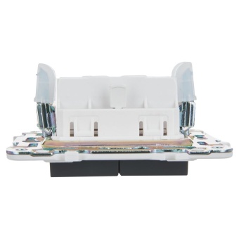 Выключатель 2-кл. SKANDY 10А SK-V09G с индикацией графит IEK SK-V20-1-10-K53