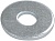 Шайба плоская усилен. M10 (уп.100шт) IEK CLP1M-SHU-10