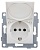 Механизм розетки 1-местн. с/з с з/ш и крышкой СП Ugra 16А IP20 250В бел. матов. GUSI С11Р91-041
