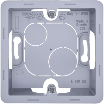 Коробка 1-м ОП Inspiria алюм. IEK 673982
