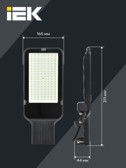 Светильник светодиодный ДКУ 1013-75Д 5000К IP65 уличный консольный IEK LDKU1-1013-075-5000-K03