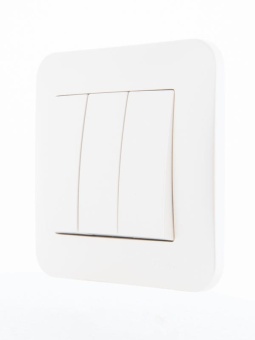 Выключатель 3-кл. 1п СП Karina 10А IP20 механизм жемчуж./бел. перламутр. LEZARD 707-3088-109