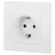 Розетка 1-м СП Эра Elegance 14-2102-01 16А IP20 16AX 250В 2P+E Schuko защ. шторки бел. Эра Б0034272