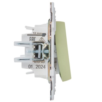 Выключатель перекрестный 1-кл. SKANDY 10А SK-V03G мятный IEK SK-V13-0-10-K06