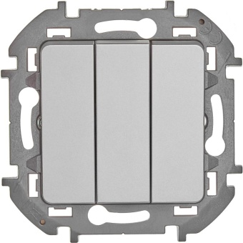 Выключатель 3-кл. Inspiria 10АХ 250В винтов. зажимы алюм. Leg 673542