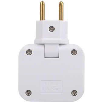 Разветвитель электрический 3-м 10А SPF-3-FL поворотн. бел. Эра Б0069088